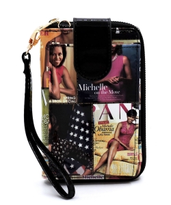 Magazine Cover Collage Phone case & Wallet OA072 MULTIBLACK